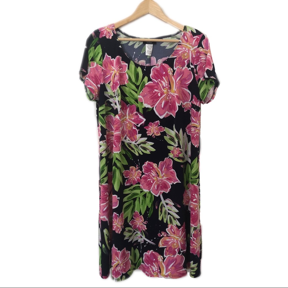 MSK Women Tropical Shift Dress